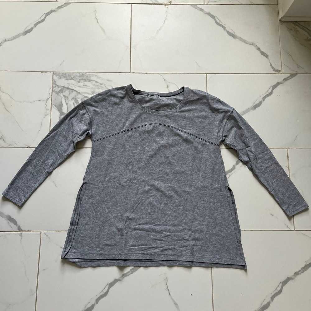 Lululemon Hit Unwind Long Sleeve Gray 8